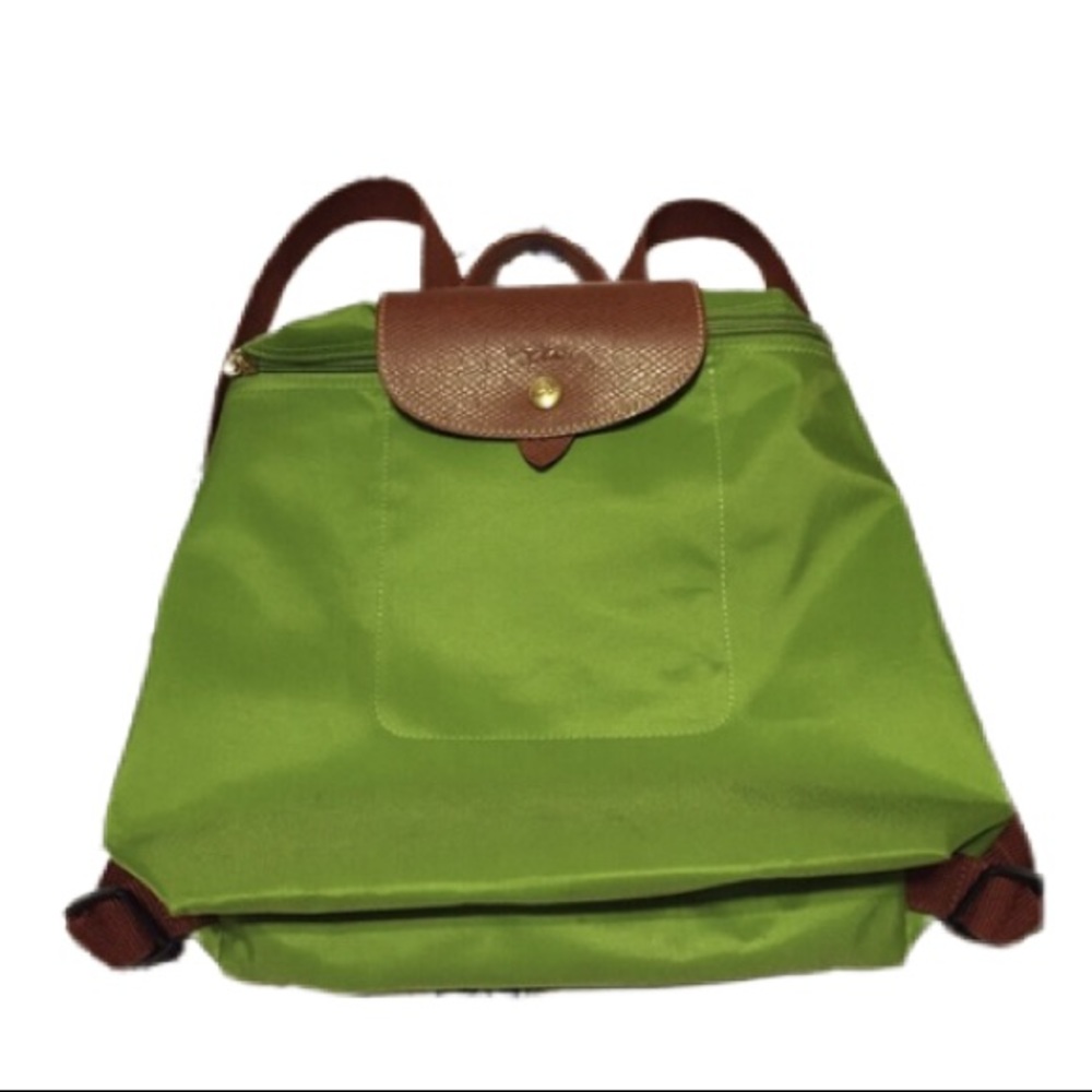 Longchamp Spring Green Backback